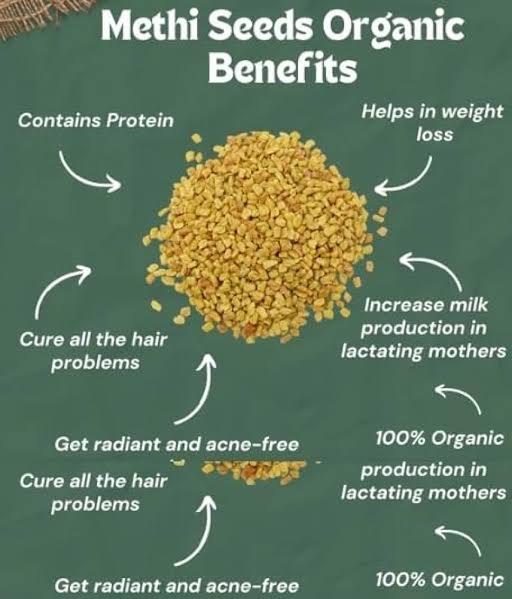 benefits of methi dana ( fangureek seeds )