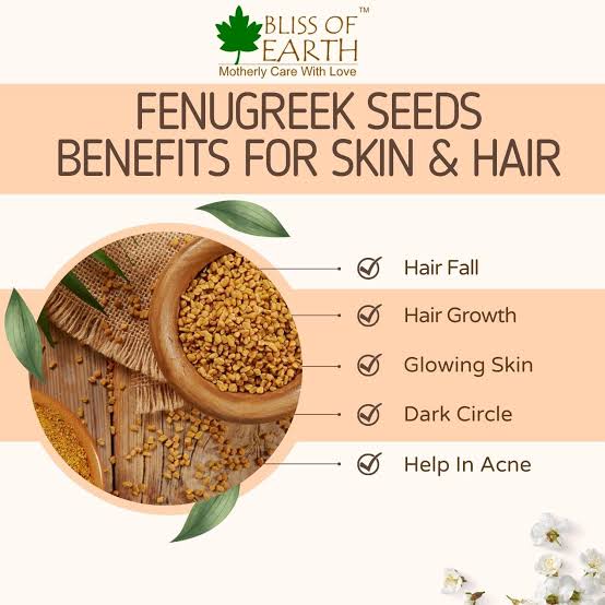 fangureek seeds benefits for skin and hair