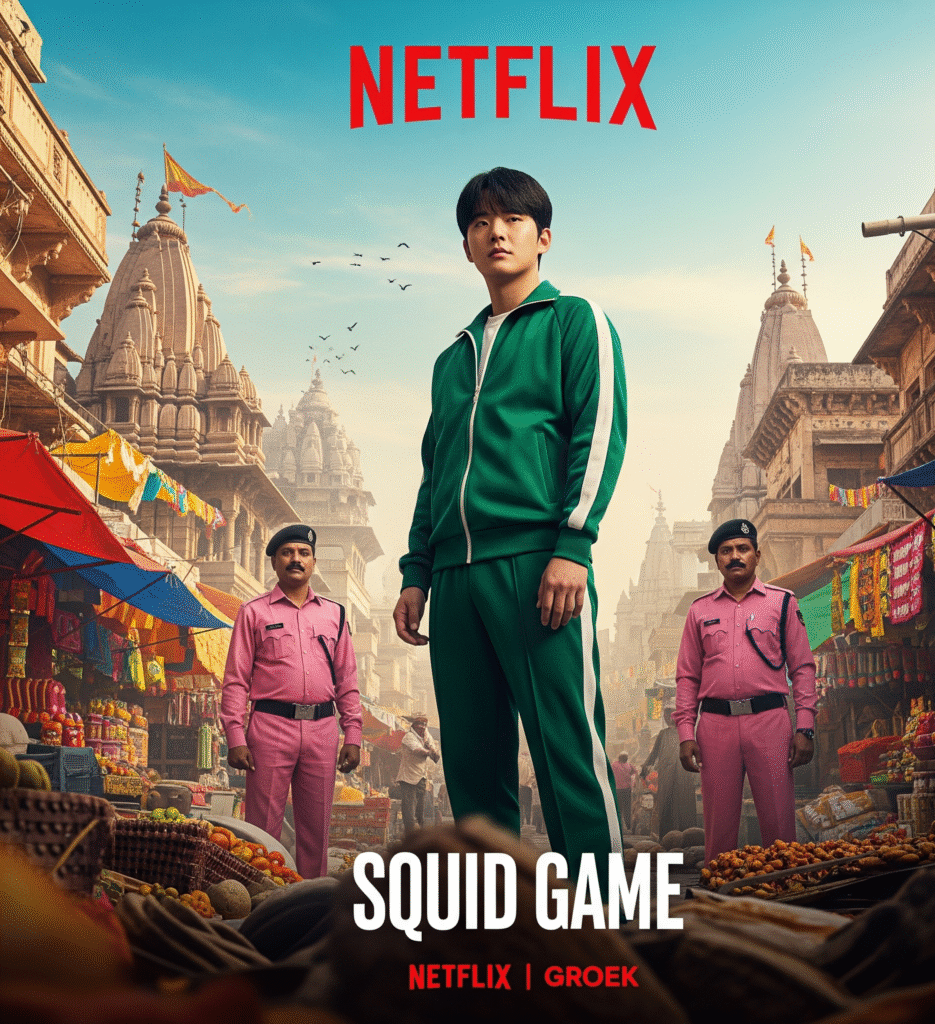 Promotional poster for Squid Game Season 3 in India